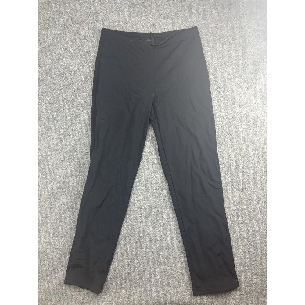NILS Sportswear Pants Womens‎ Large Black Stretch Winter Fleece Lined Made USA